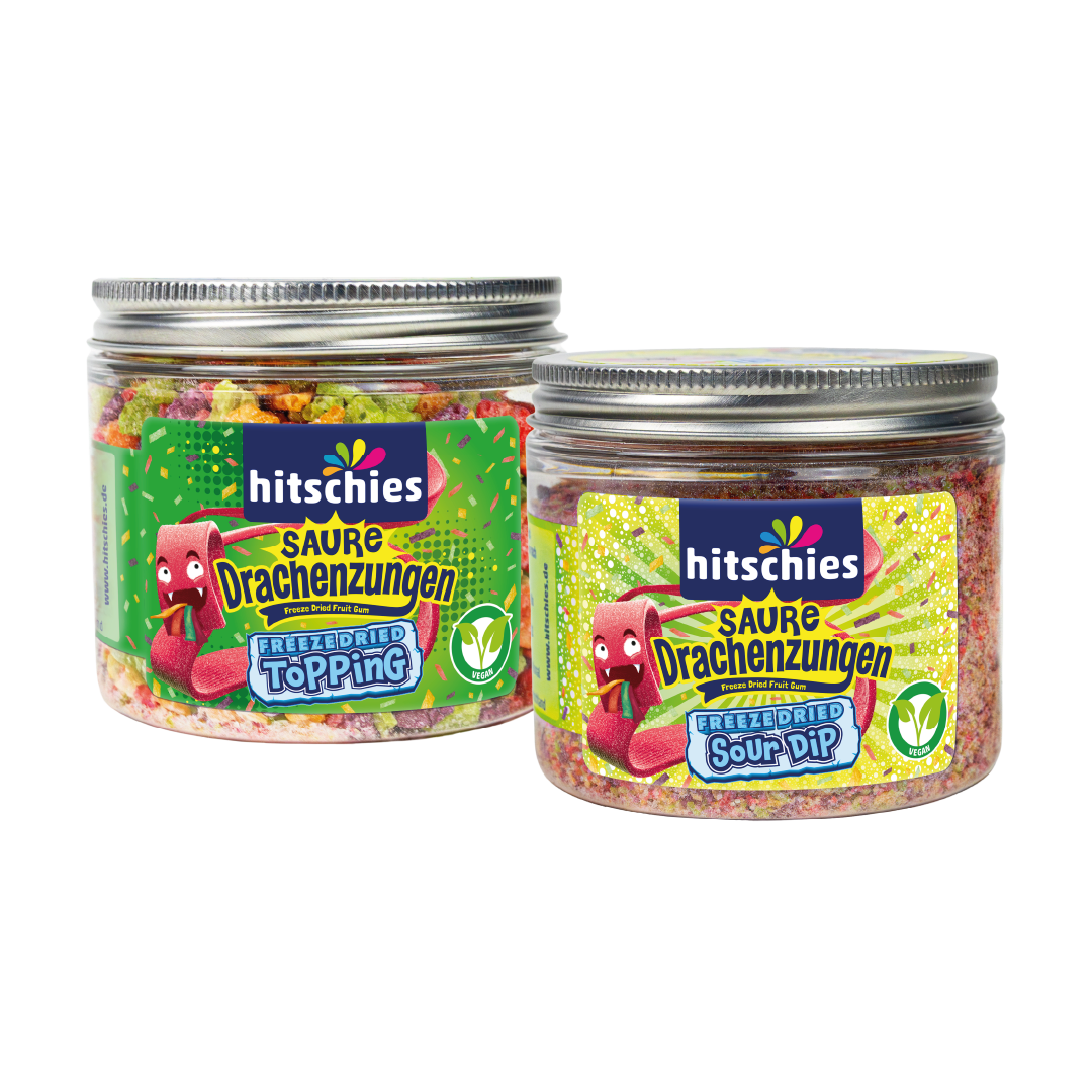 Saure Drachenzungen Topping & Sour Dip Bündel