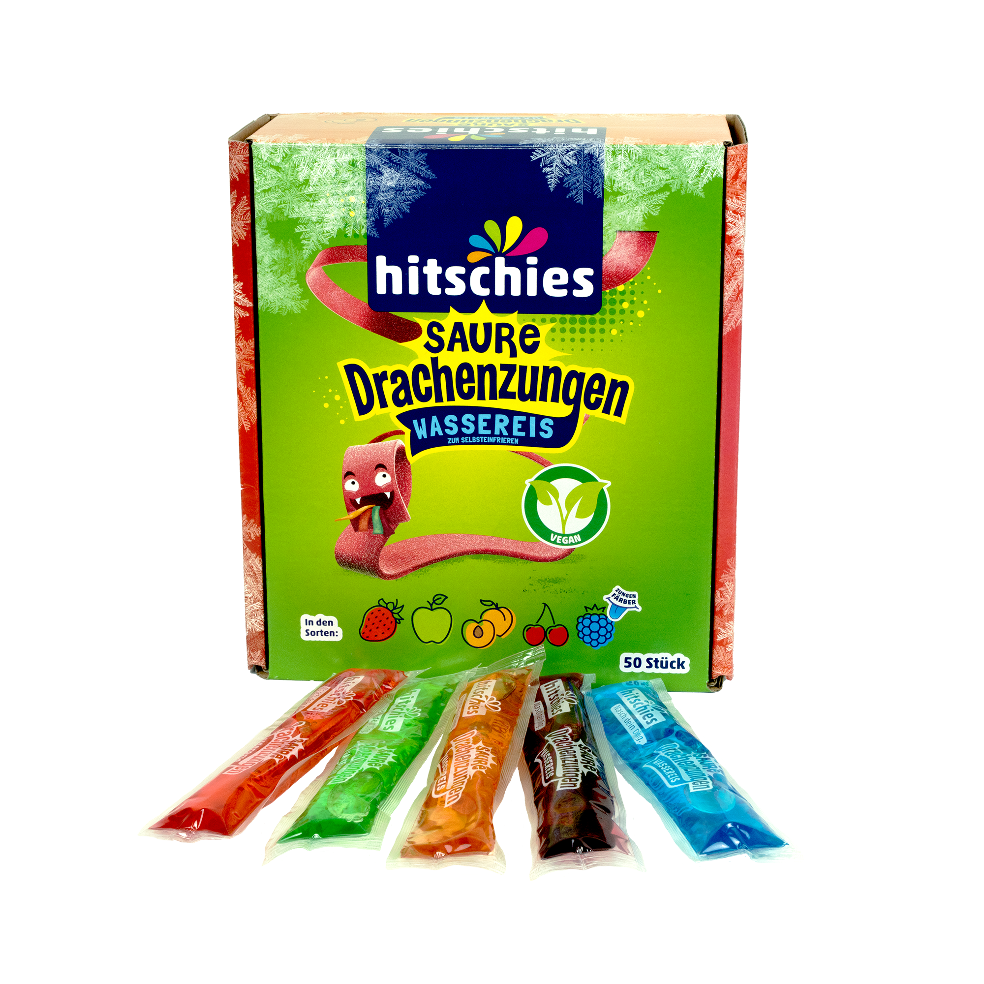 Saure Drachenzungen Wassereis 50er Box