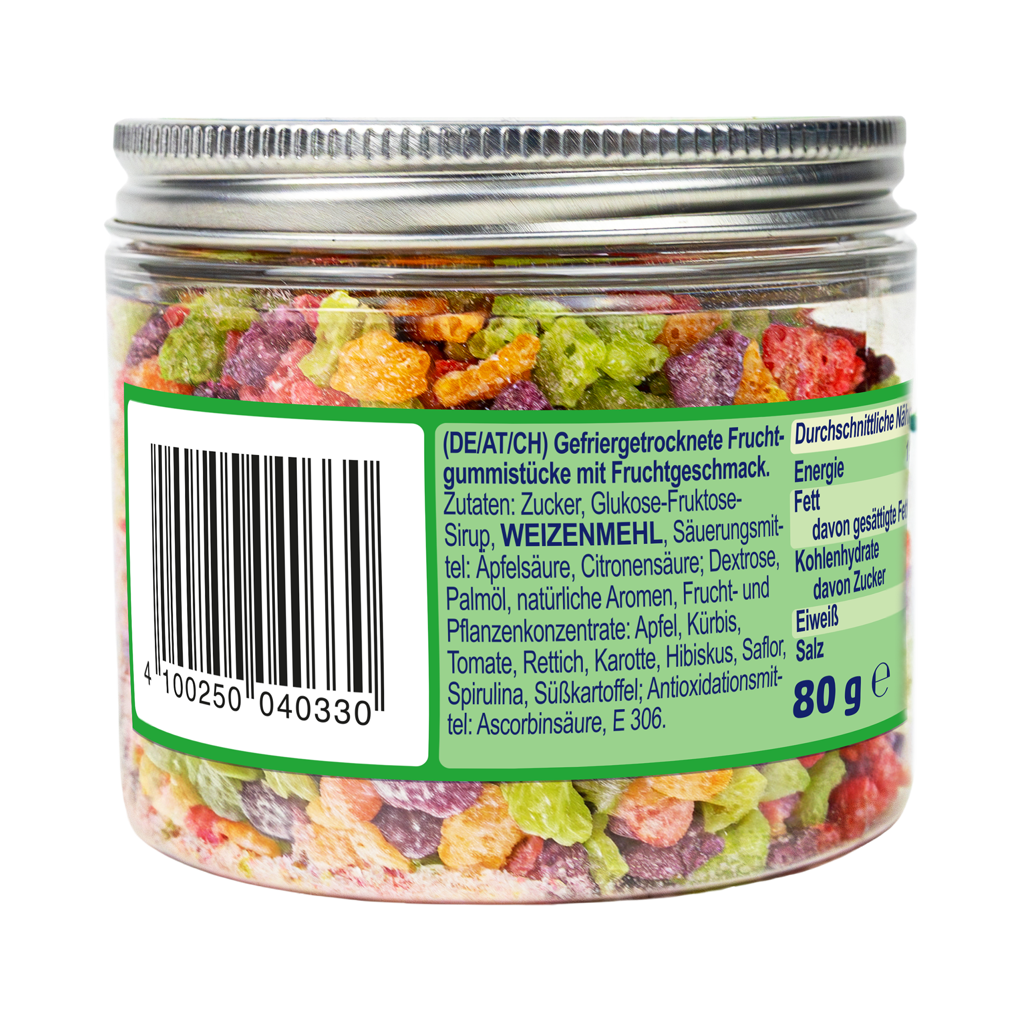 Saure Drachenzungen Freeze Dried Topping