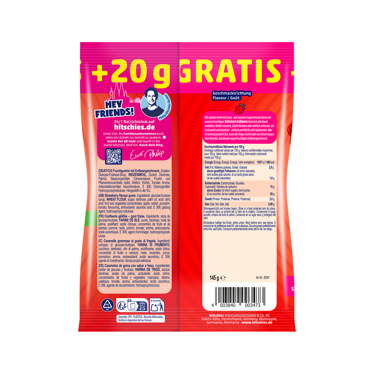 Laces Strawberry Overfill 