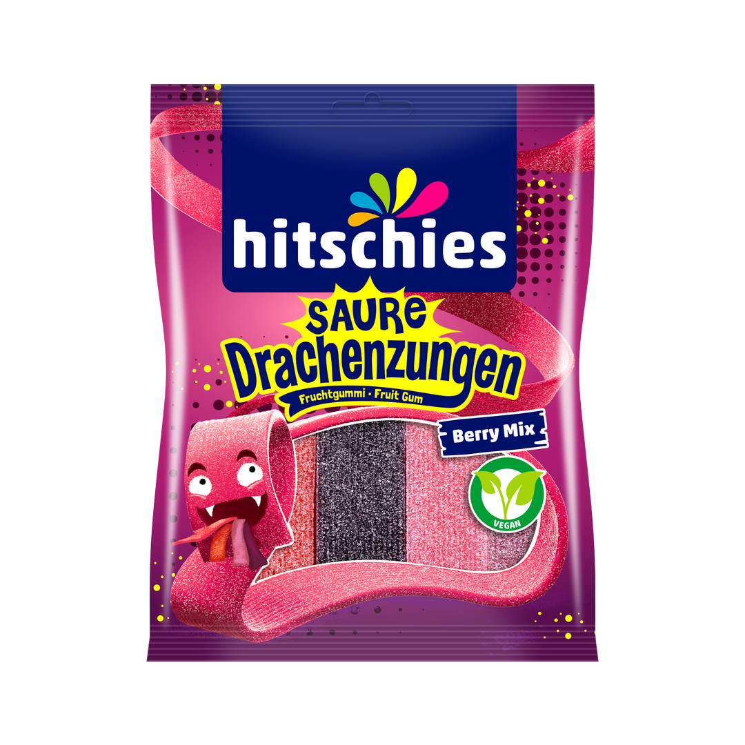 hitschies Saure Drachenzungen Berry Mix - 125 g